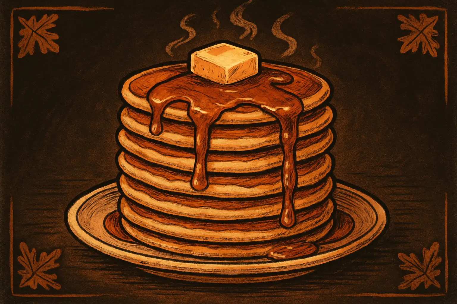 Illustration for Classic Fluffy Pancakes