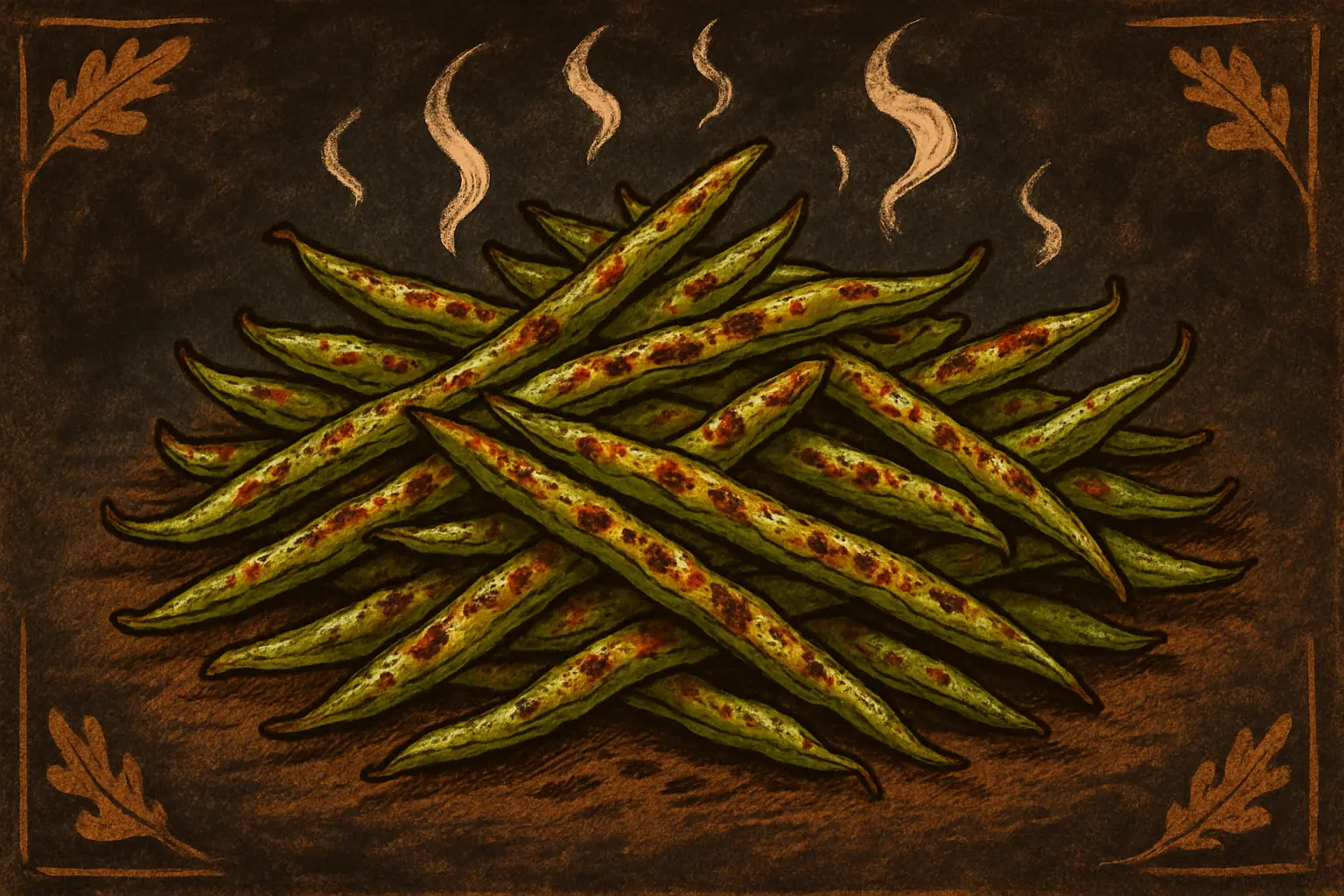 Illustration for Crispy Green Beans