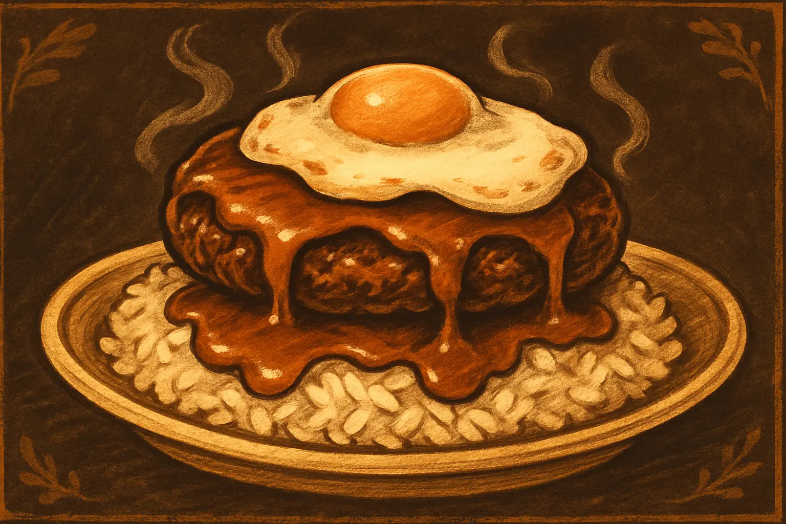 Illustration for Nathan's Loco Moco