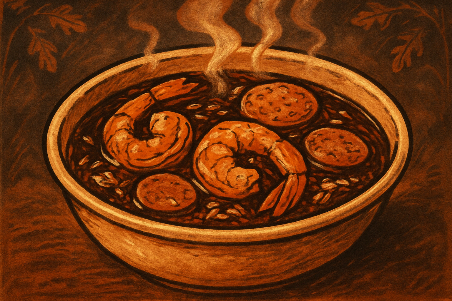 Illustration for Smoky Gumbo Poppers off the Pit